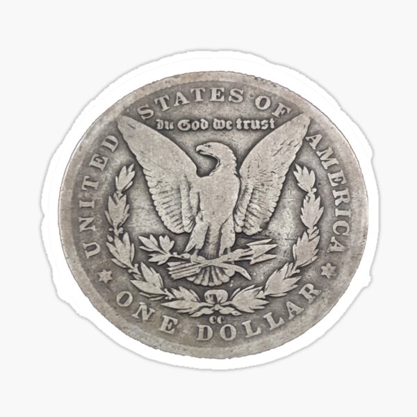 Carson City Silver Morgan Dollar Sticker