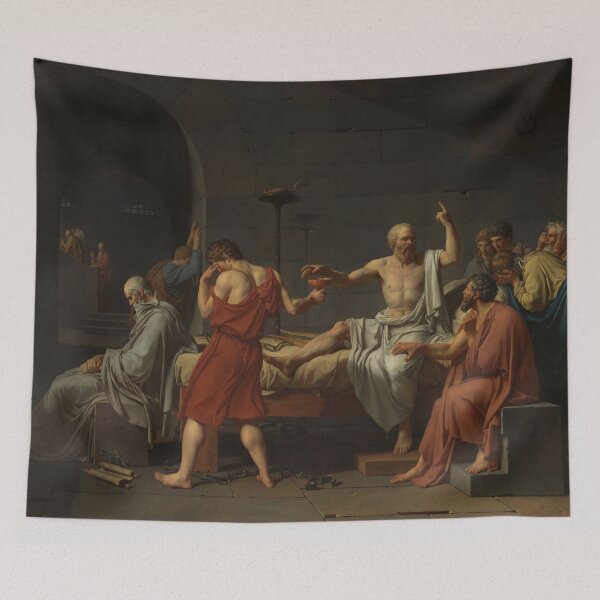 Item preview, The Death of Socrates | Jacques Louis David | 1787 Classical Greek Art designed and sold by CJET.