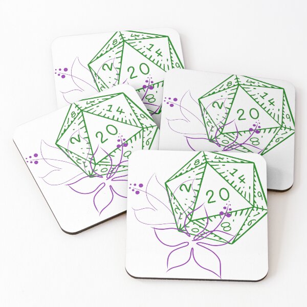 Item preview, Nat 20 with flower designed and sold by TamedDragon.