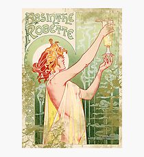 Absinthe Robette Vintage advertising French Art Nouveau design Photographic Print