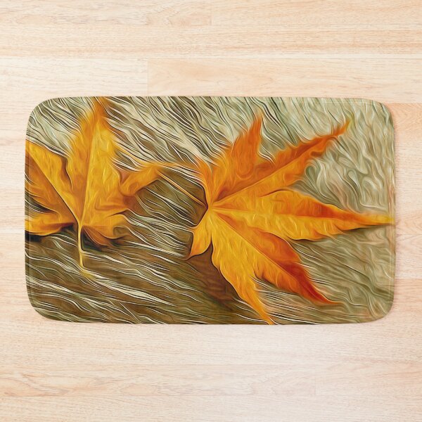 Item preview, Golden Autumn Leaves in the Fountain designed and sold by fatenanwar.