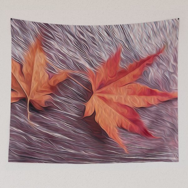 Item preview, Autumn Leaves in the Fountain designed and sold by fatenanwar.