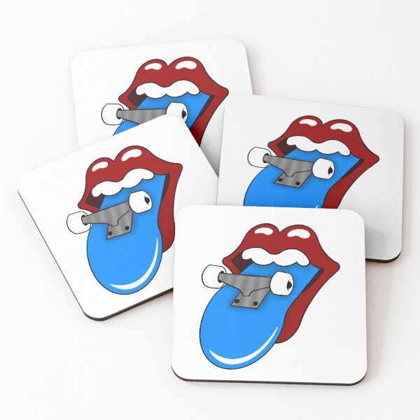 Item preview, Skateboard for Tongue cartoon designed and sold by ManiCreates.