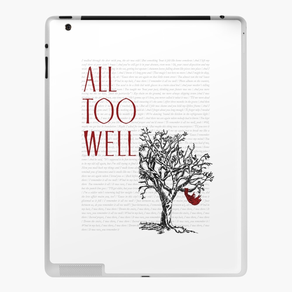 #1 All Too Well (by Taylor Swift) | iPad Case & Skin