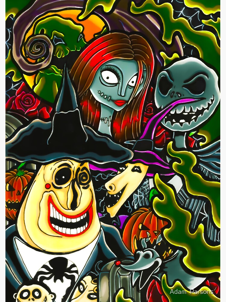 Download "nightmare before christmas " Sticker by Thoricartist ...