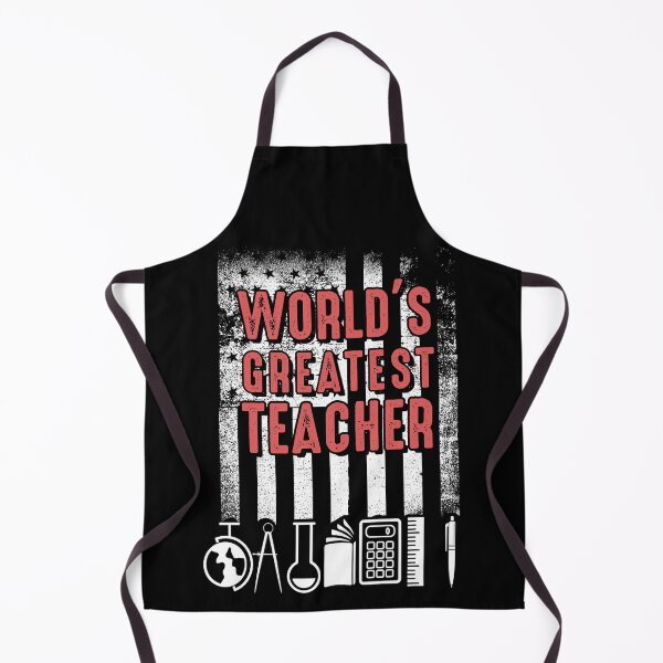 Item preview, Worlds Greatest Teacher American Flag Patriot Conservative Students designed and sold by DadJokeDescript.