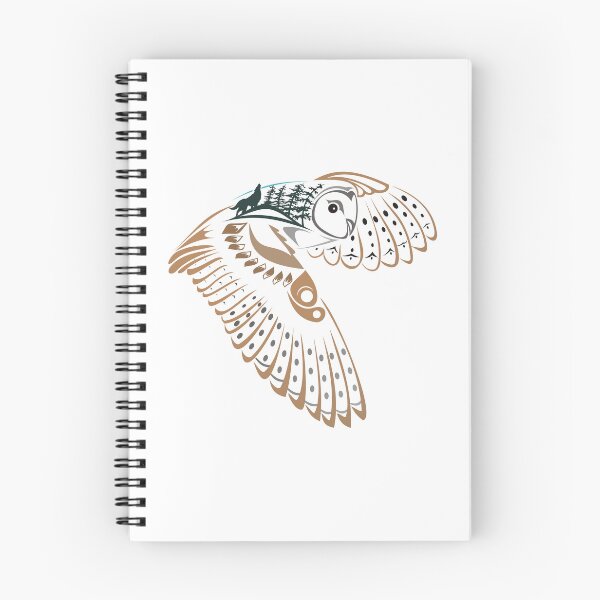 Item preview, Owl Flight designed and sold by colorfulbundles.