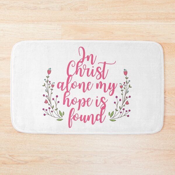 Item preview, In Christ Alone My Hope Is Found - Christian Quotes designed and sold by KarolinaPaz.