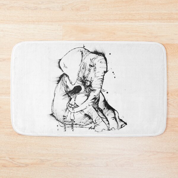 Item preview, The Great Embrace - Elephant hug designed and sold by Running Duck Studio.