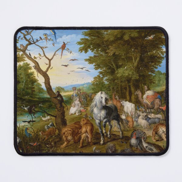 Item preview, The Entry of the Animals into Noahs Ark | Jan Brueghel the Elder | 1613 Renaissance Biblical Art designed and sold by CJET.