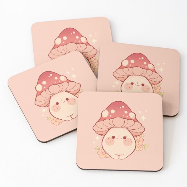 Item preview, Mushroom lady with freckles and flowers designed and sold by Rihnlin.