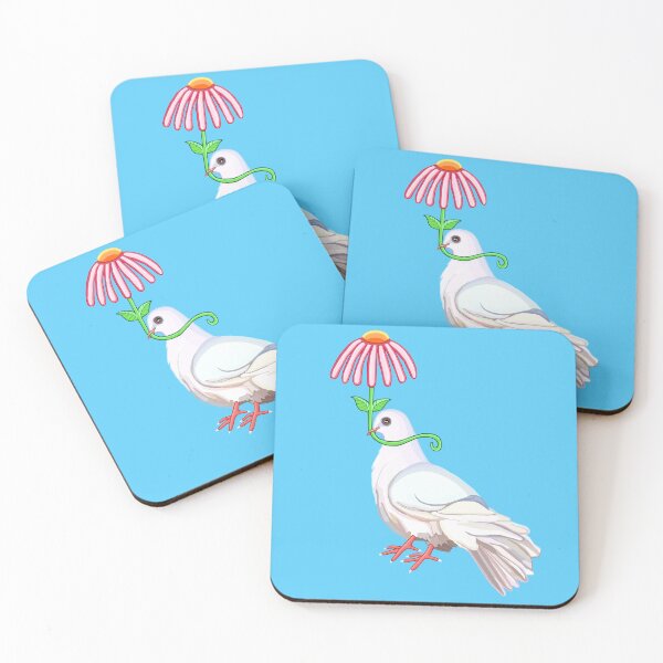 Item preview, Dove with Flower Umbrella designed and sold by Deborah Camp.