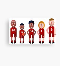 basketball Team Canvas Print