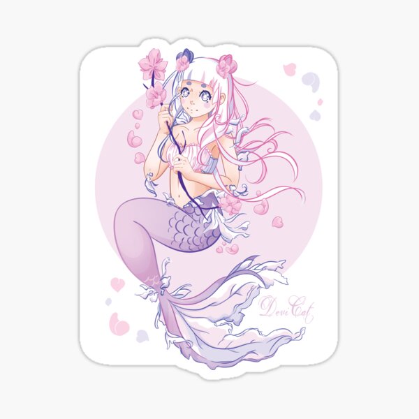 CandiCat Mermaid Girl - 2022 Sticker