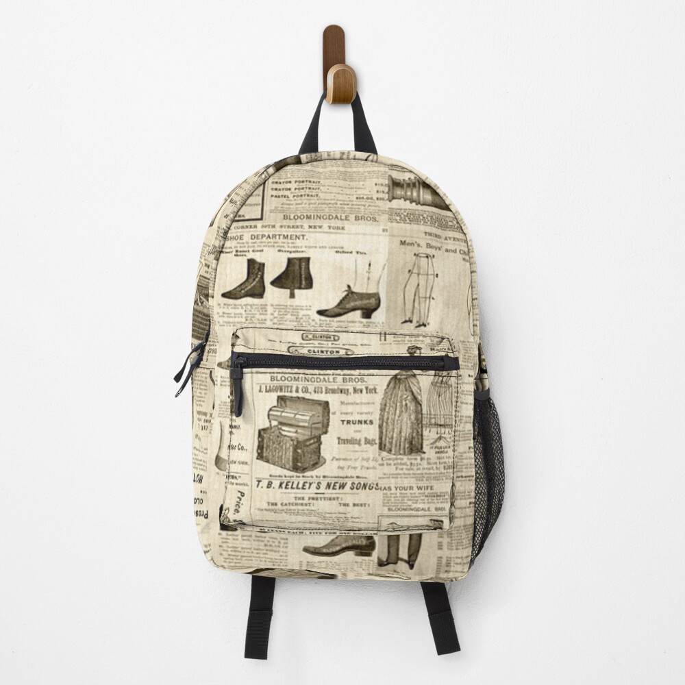 Vintage Newspaper Advertisements Tiled