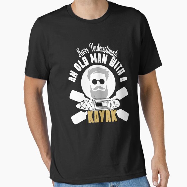Item preview,  Never Underestimate An Old Man With A Kayak passionate about river kayaking gift designed and sold by melania-shop.