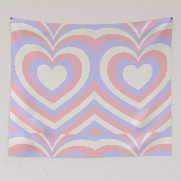 Item preview, Pastel Pink & Purple Latte Hearts  designed and sold by newburyboutique.