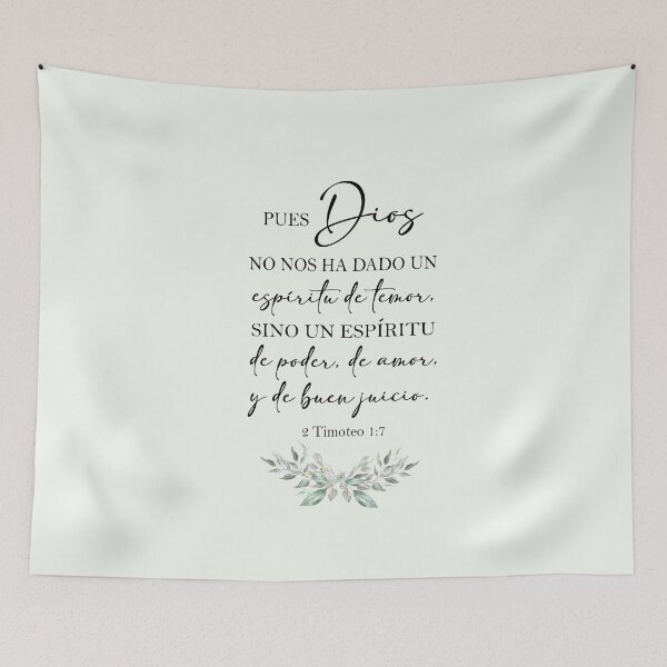 Item preview, 2 Timoteo 17, Spanish Bible Verse designed and sold by latiendadearyam.
