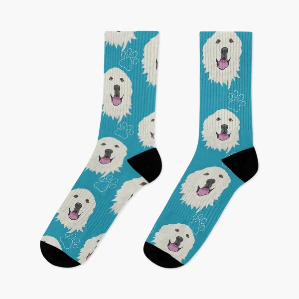 Item preview, Great Pyrenees Pattern - bright blue designed and sold by KantstandyaC.