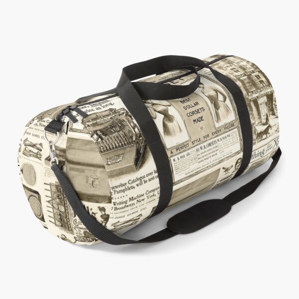 Item preview, Cute Vintage Newspaper Advertisements Tiled Pattern designed and sold by silviaol.