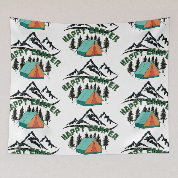 Item preview, Happy camper designed and sold by Lillieoandco.