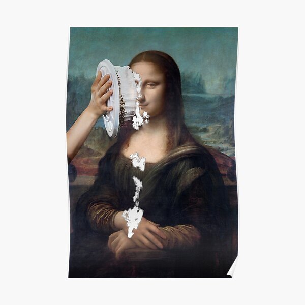 "Mona Lisa gets cake funny ,who threw the mona lisa Cake thrown in Mona