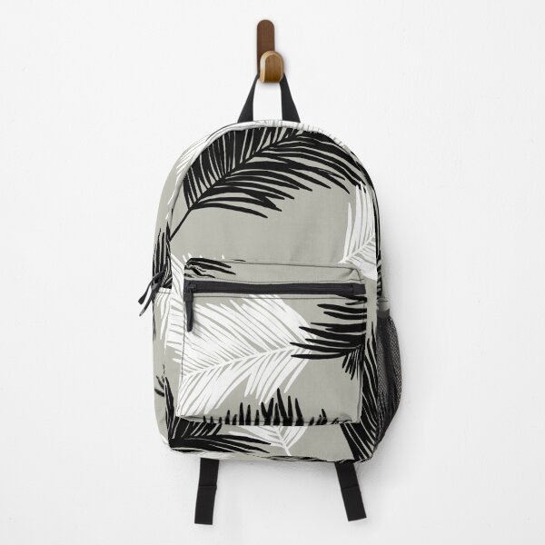 Item preview, Tropical Wild Leaves Pattern Palm on Grey designed and sold by GraphicsClub.