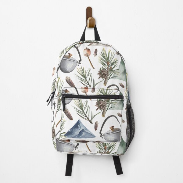 Item preview, Hiking, Camping, Outdoors Nature Pattern designed and sold by silviaol.