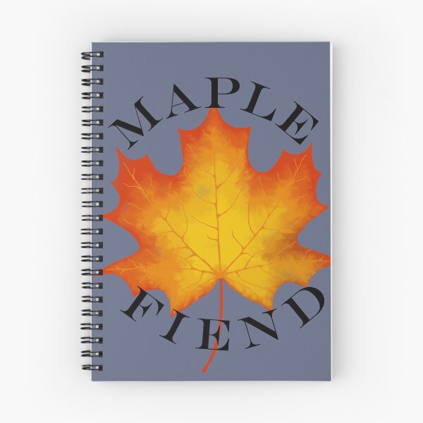 Item preview, Maple Fiend Notebook designed and sold by ambiguity-art.
