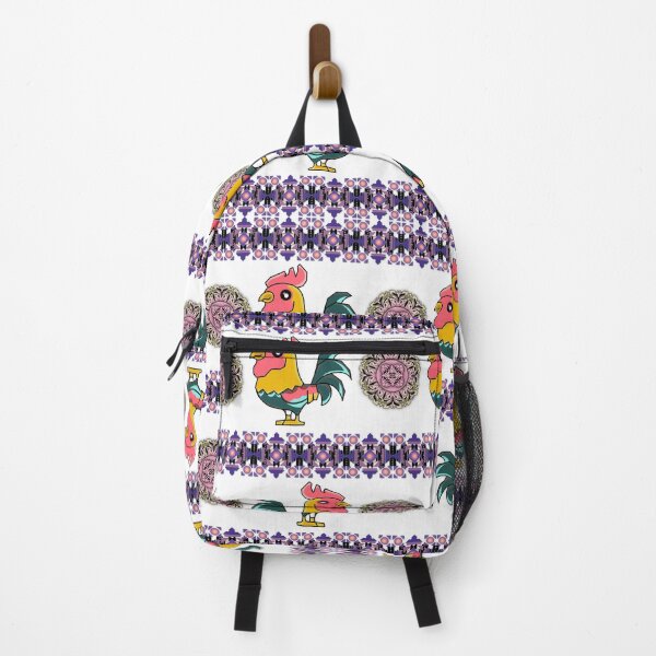 Item preview, The Rooster and Flow Mandala in Fabric Seamless Pattern designed and sold by MyMemoriesArts.