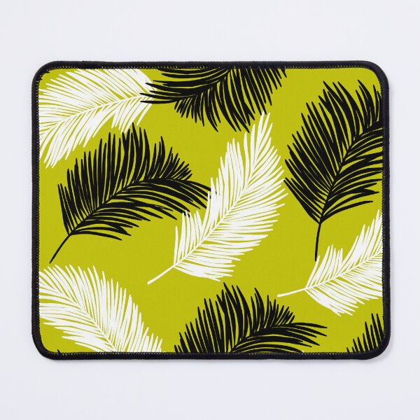 Item preview, Tropical Wild Leaves Pattern Palm on Yellow Green designed and sold by GraphicsClub.