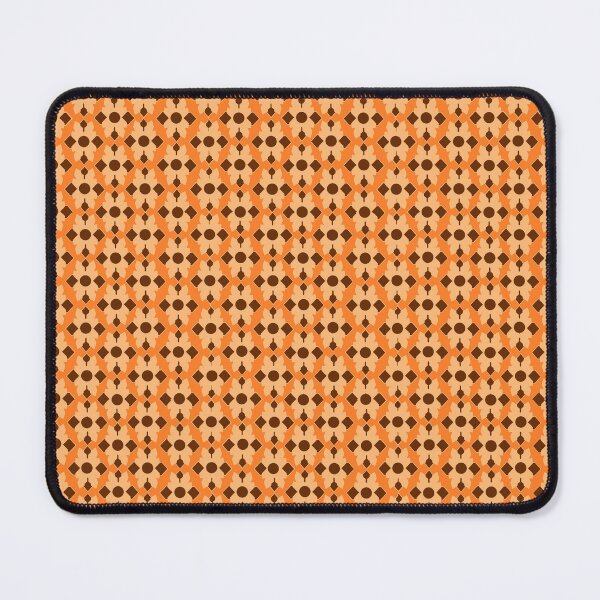 Item preview, Gingham floral orange designed and sold by nativeNative.