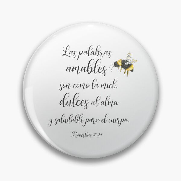 Item preview, Proverbios 16:24, Spanish Bible Verse designed and sold by latiendadearyam.