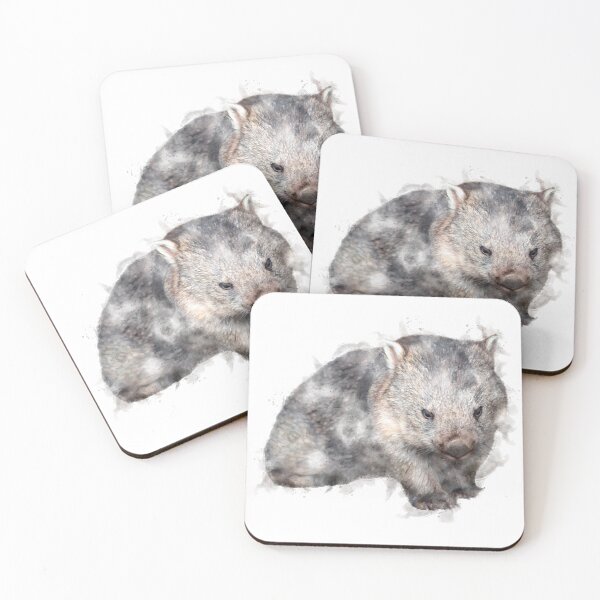 Item preview, Wombat Watercolour Artwork  designed and sold by Typeglyphs.