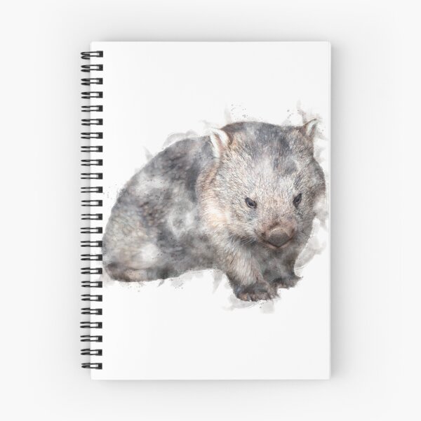 Item preview, Ilustraciones de acuarela de Wombat designed and sold by Typeglyphs.