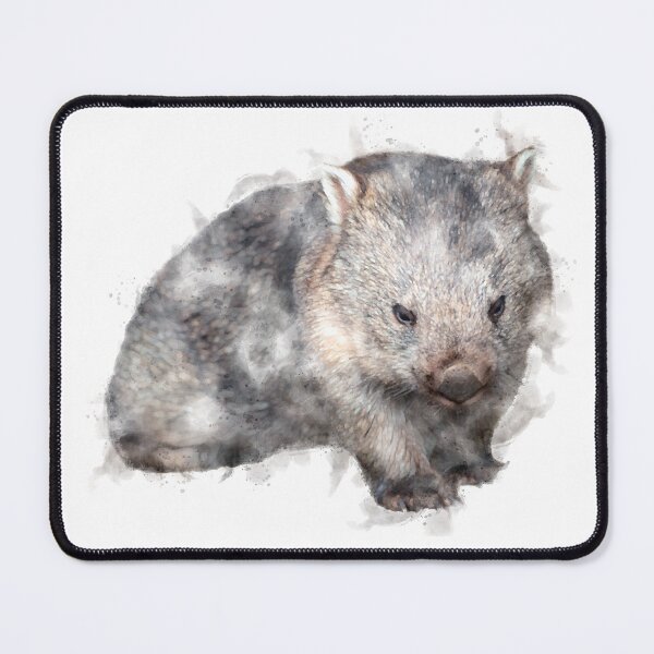 Item preview, Wombat Watercolour Artwork designed and sold by Typeglyphs.