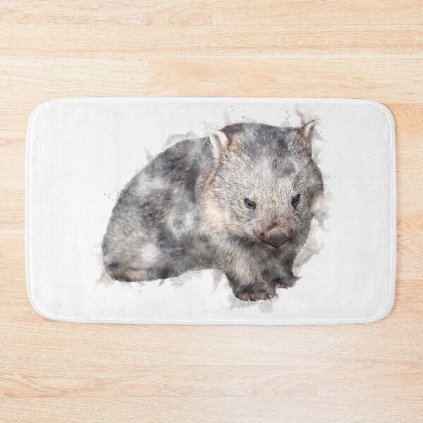 Item preview, Wombat Watercolour Artwork  designed and sold by Typeglyphs.