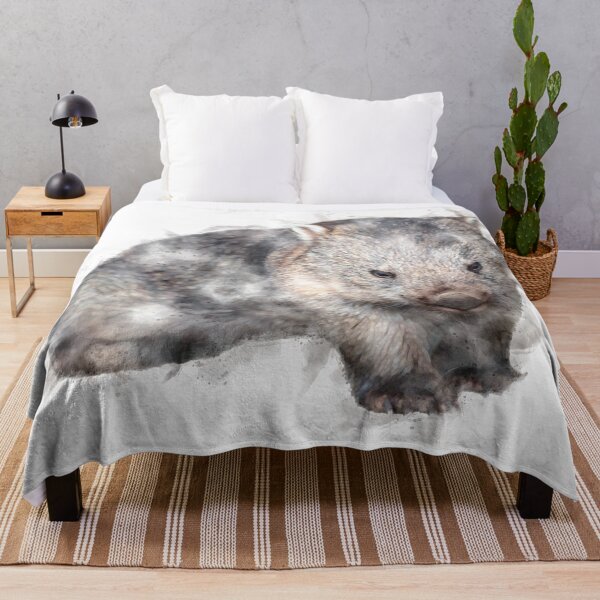 Item preview, Wombat Watercolour Artwork  designed and sold by Typeglyphs.