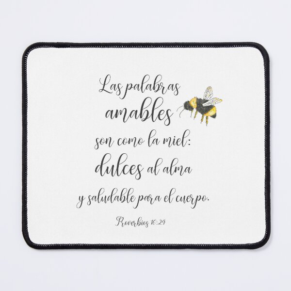 Item preview, Proverbios 16:24, Spanish Bible Verse designed and sold by latiendadearyam.