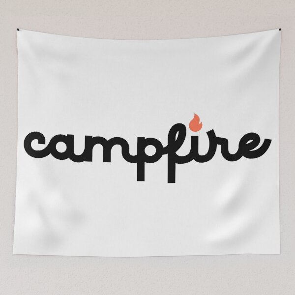 Item preview, Campfire (Black) |  designed and sold by PixelsandPulp.