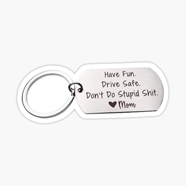 Dont Do Stupid Keychain for Son Daughter Gag Gifts Kids Teen Boys Girls  Gifts Idea Funny Christmas Birthday Gifts Him Her 