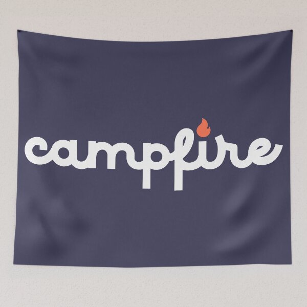 Item preview, Campfire (White) |  designed and sold by PixelsandPulp.