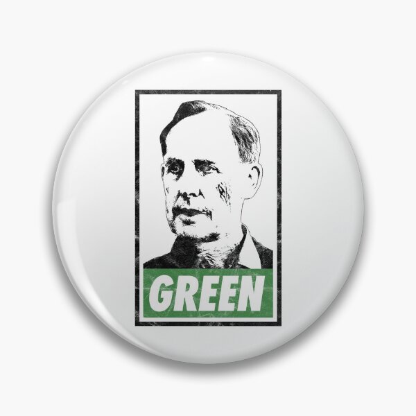 Item preview, Bob Brown Green (White Worn Look) designed and sold by politicalamity.