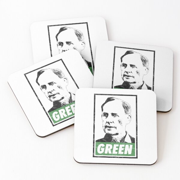 Item preview, Bob Brown Green (White Worn Look) designed and sold by politicalamity.