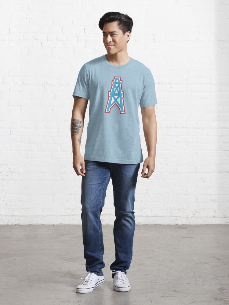 Houston Oilers Logo Active T-Shirt for Sale by velvelatri