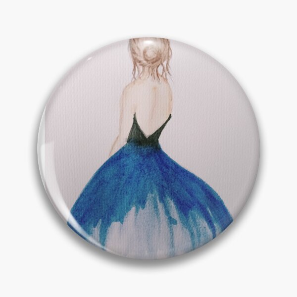 Item preview, La dama del vestido azul designed and sold by Heart~Full Art by Julie J.