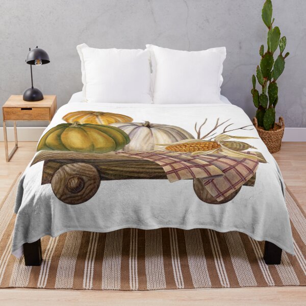 Item preview, Rustic Country Fall Pumpkin Wagon designed and sold by silviaol.