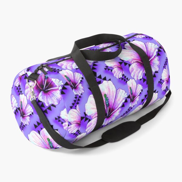 Item preview, Light Purple / Light Pink Hibiscus Native Floral Print designed and sold by JMWCD.