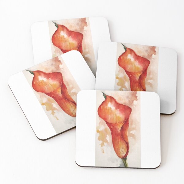 Item preview, Red Cala Lily  designed and sold by ArtByAnjana.