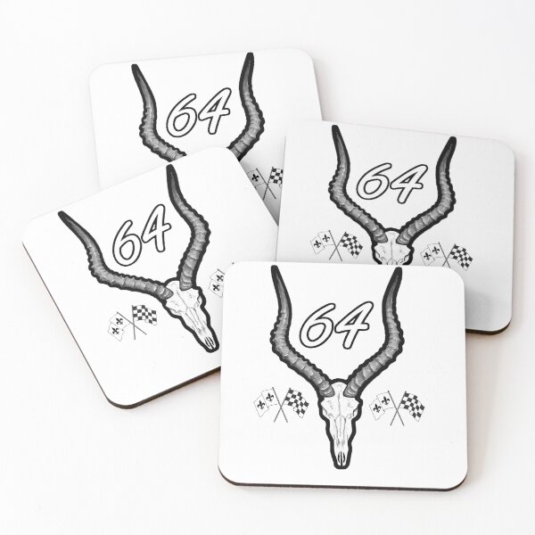 Item preview, 64 Impala Skull White Number designed and sold by ThornyroseShop.
